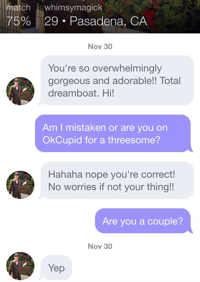 Okcupid green dot what color